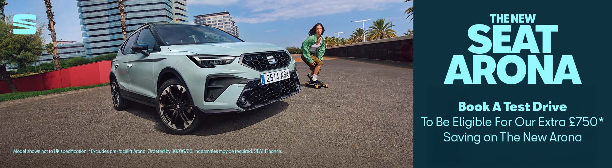SEAT Arona Promo Banner