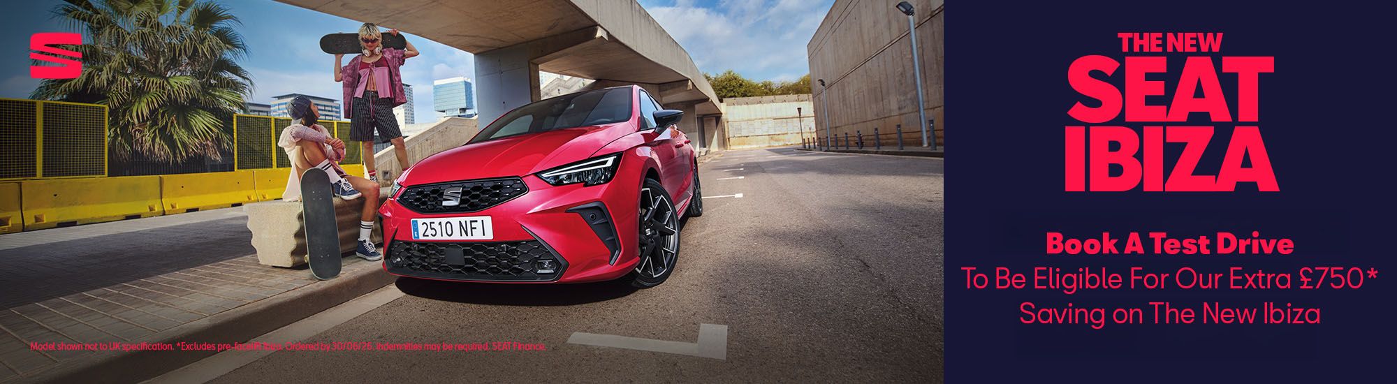 SEAT Ibiza Promo Banner