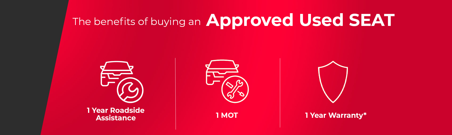 SEAT Approved Used Benefits Banner