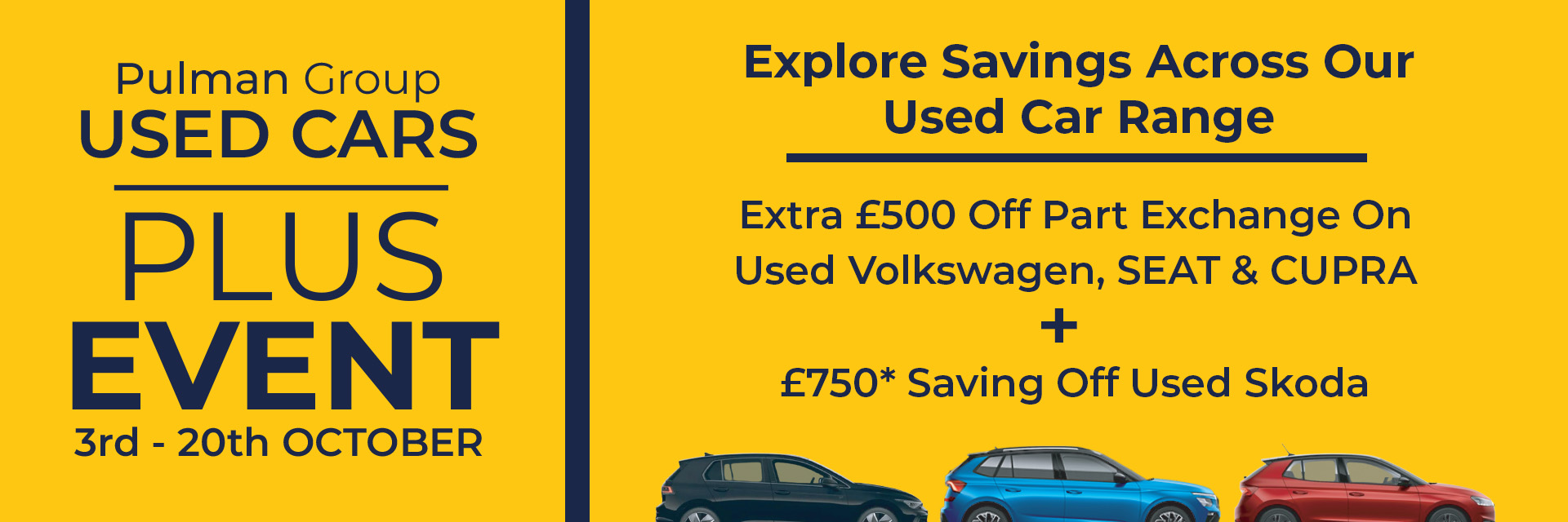 Used Cars Plus Event Banner 3