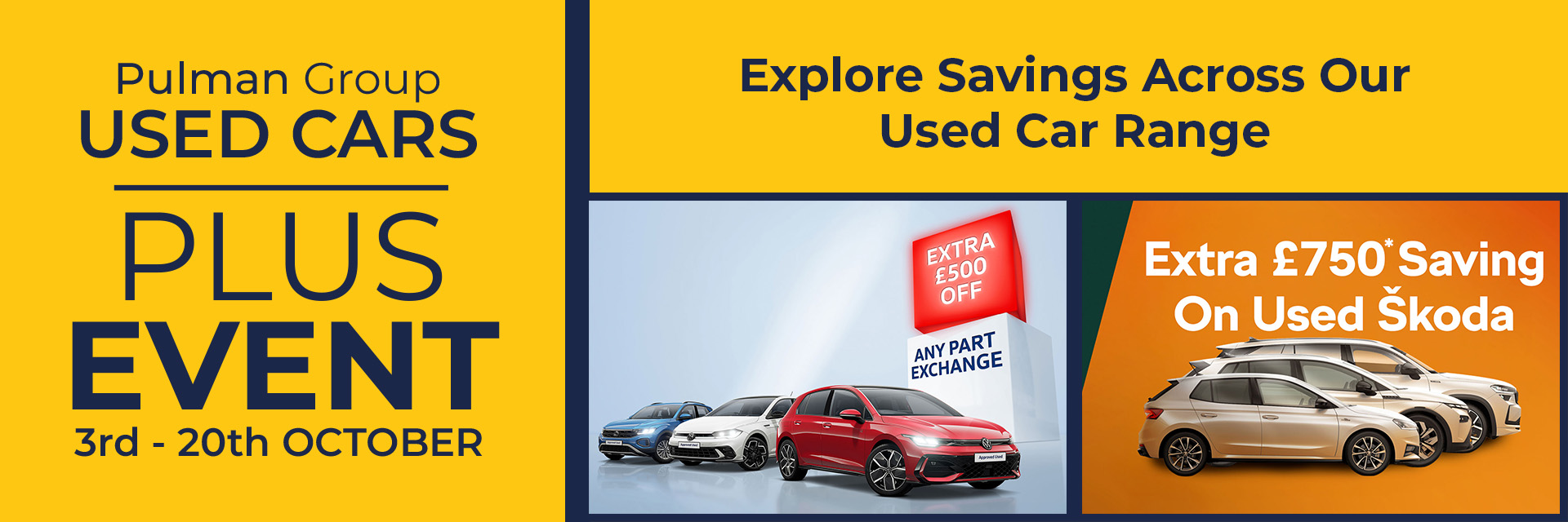 Used Cars Plus Event Banner 2