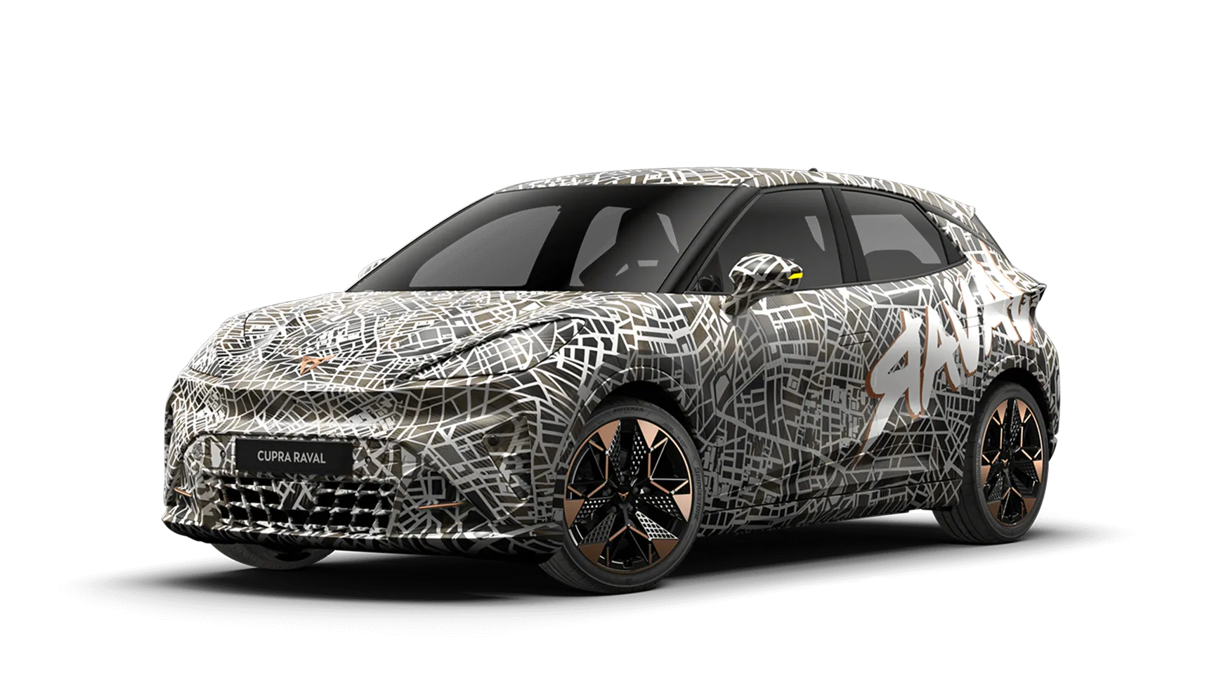 New CUPRA Raval Camouflage Car