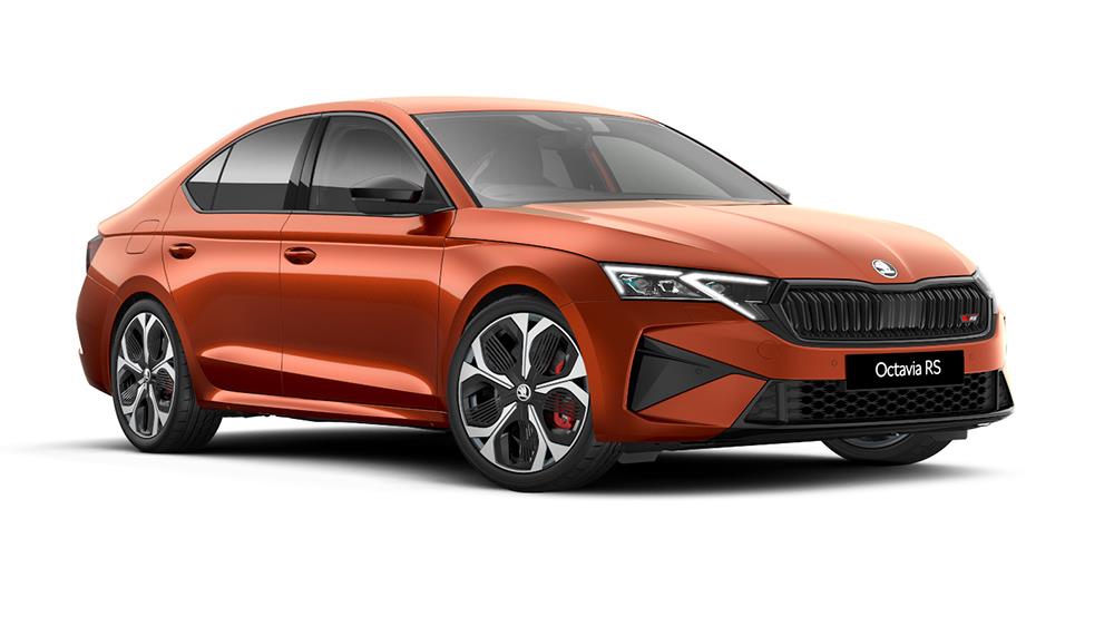 New Škoda Octavia vRS Plus in Tangerine Orange