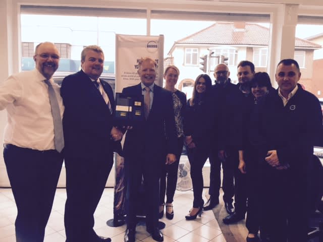 Taunton Motor Company Win Motability Award Helston Garages Volvo