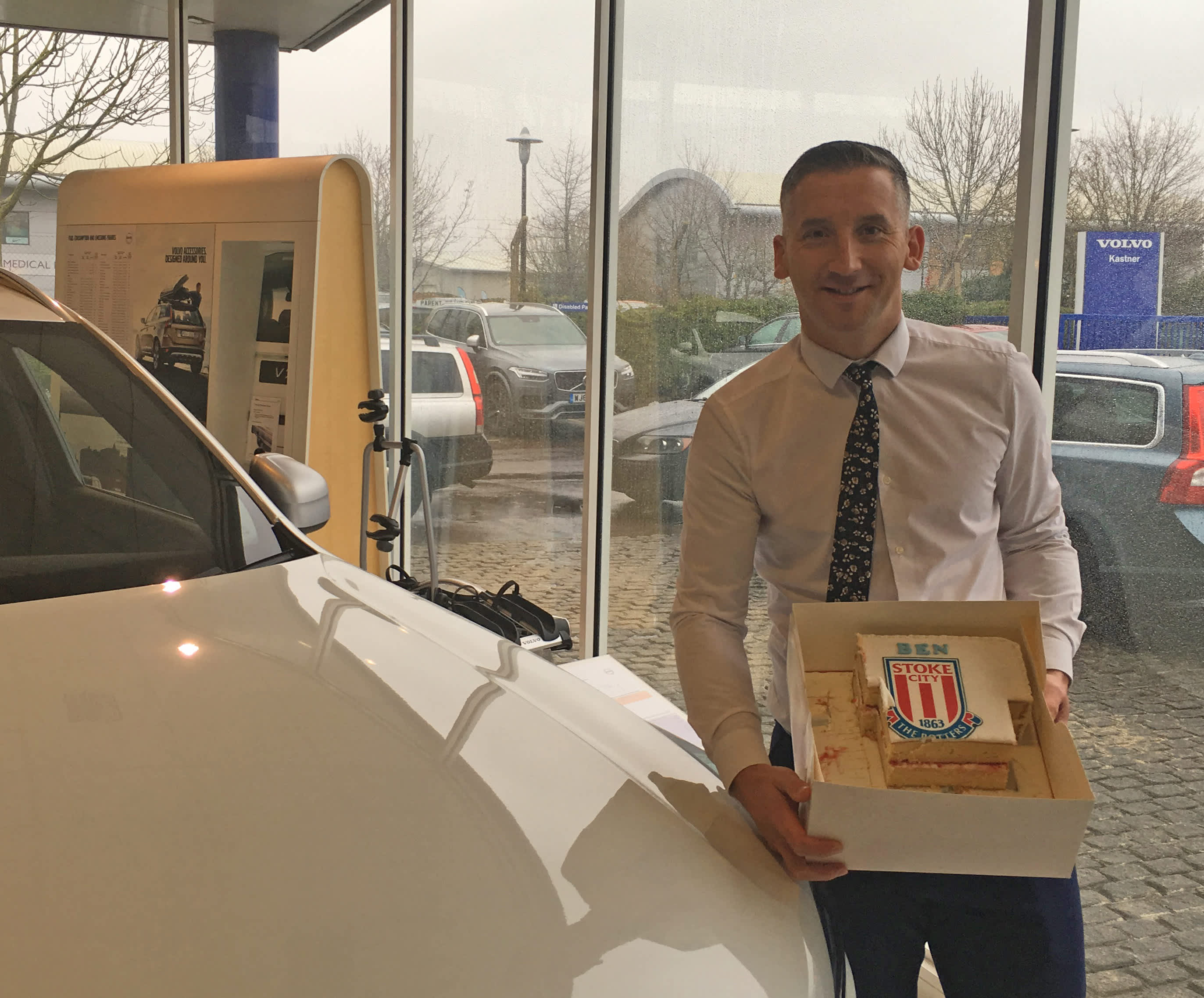 Ben Williamson Celebrates 20 Years Of Service Helston Garages Volvo