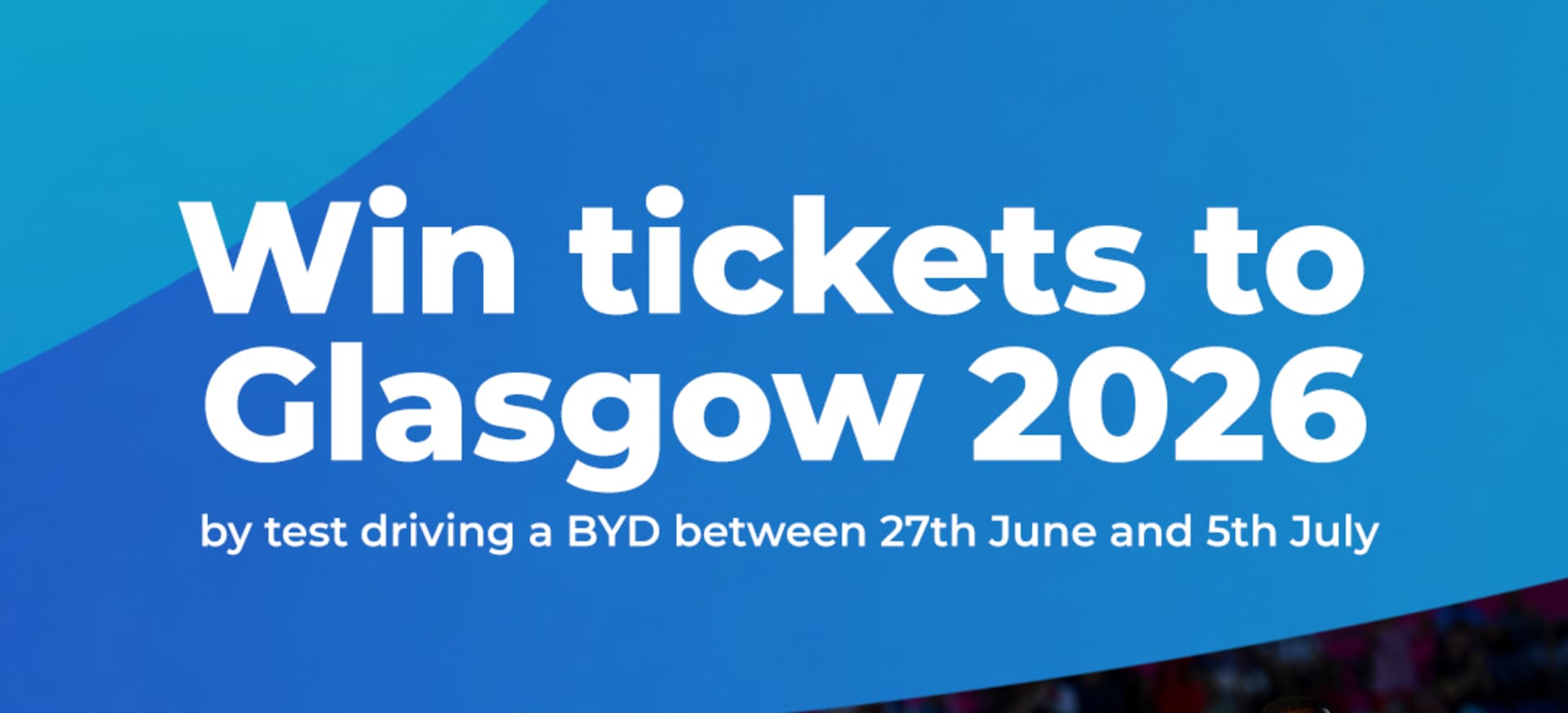 BYD x Commonwealth Games Glasgow 2026 Ticket Giveaway