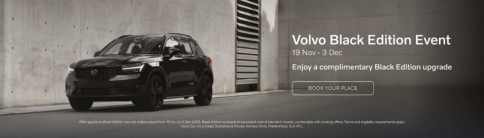 Volvo Black Edition Event