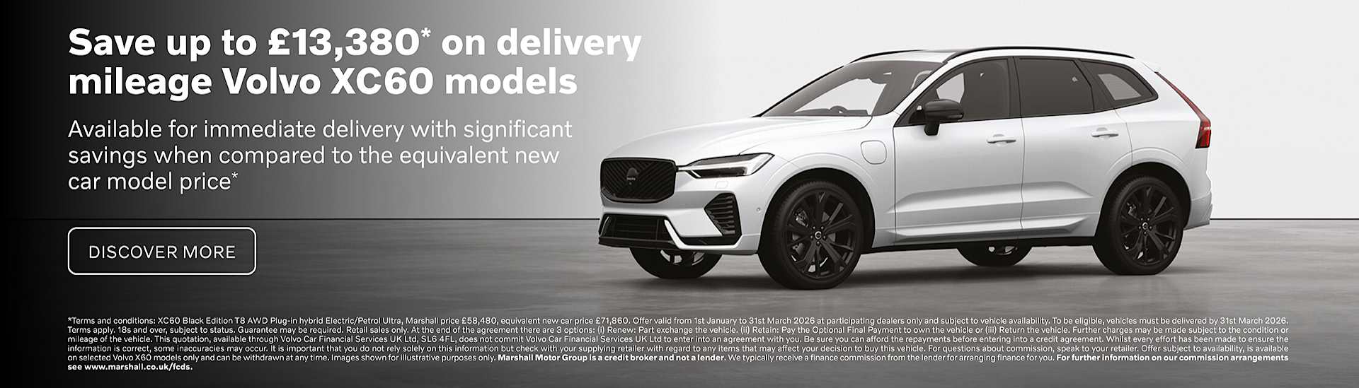 Volvo XC60 Delivery Milage Exclusive Offer