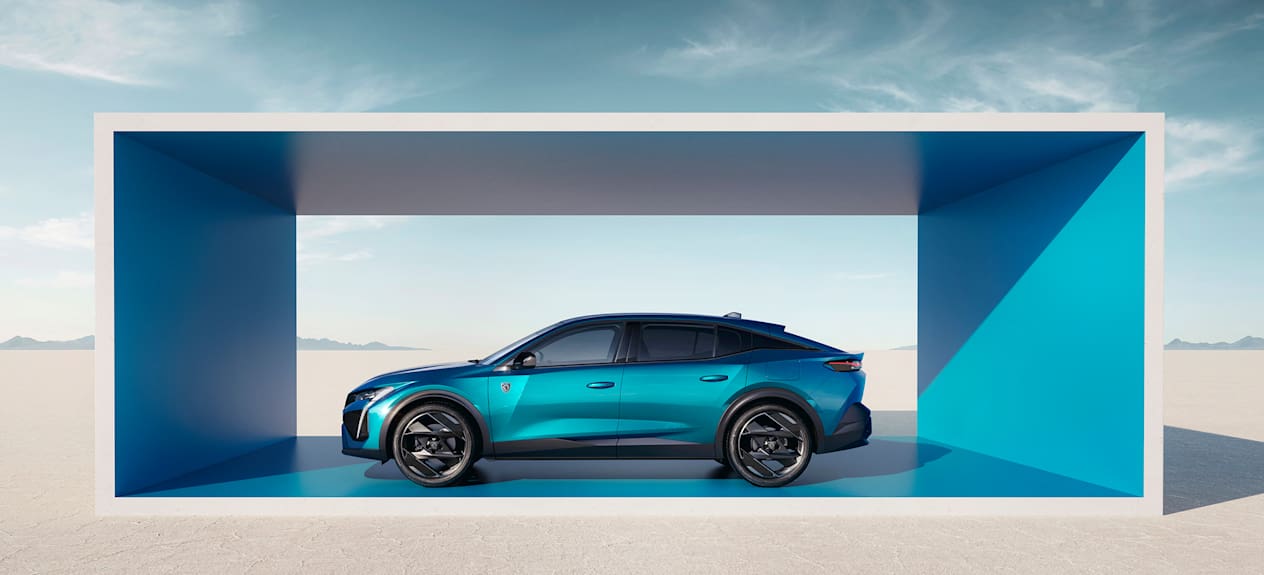 Nouvelle Peugeot 408 : vue de profil