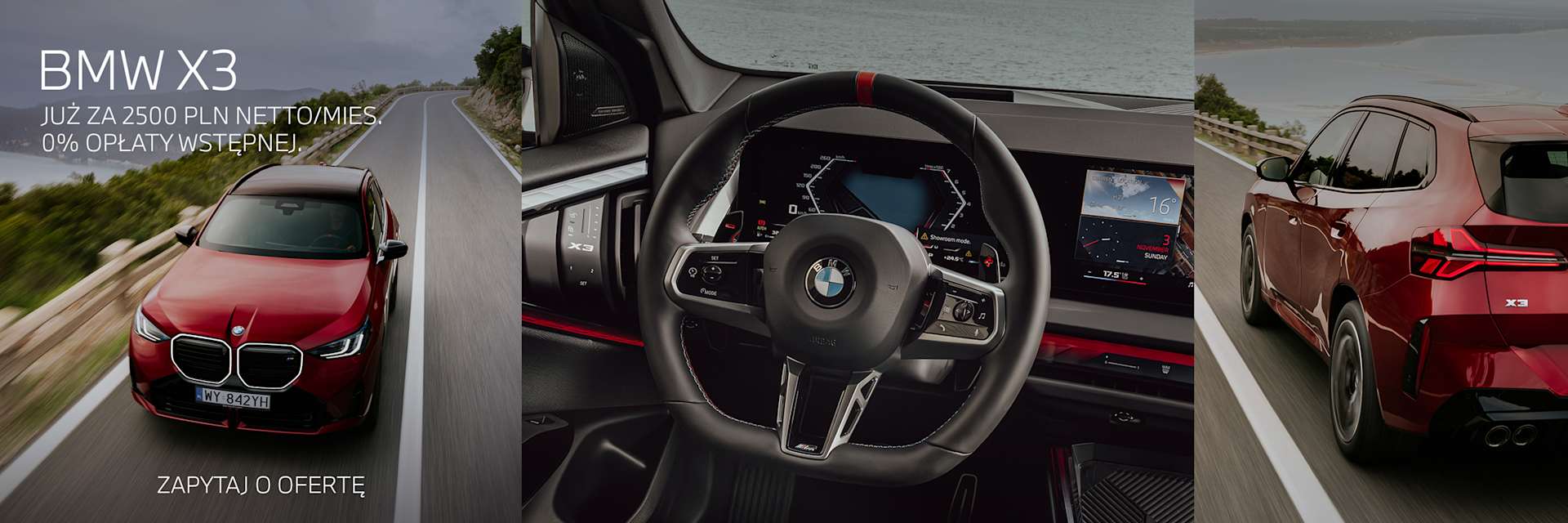 Nowe BMW X3. Rata przy zerowej wpłacie własnej