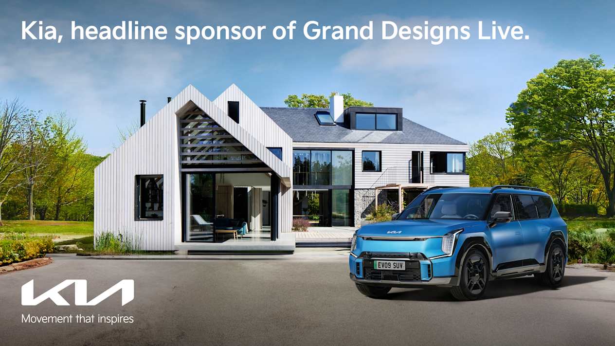 Kia sponsors Grand Designs Live with EV9 and EV6