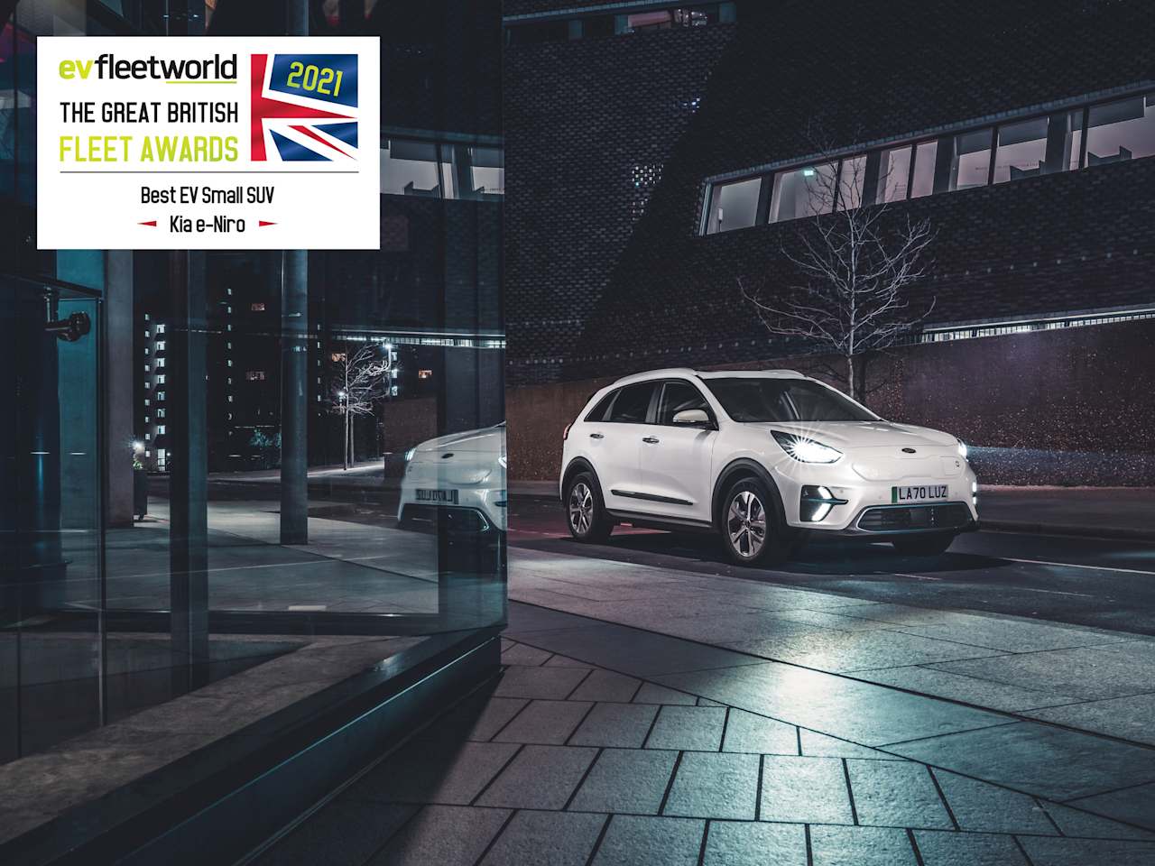 Kia e-Niro named 'Best EV Small SUV, at the Fleet World Great British Fleet Awards