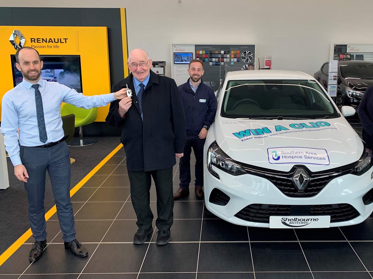 ANTHONY DRIVES AWAY IN A BRAND NEW RENAULT CLIO 