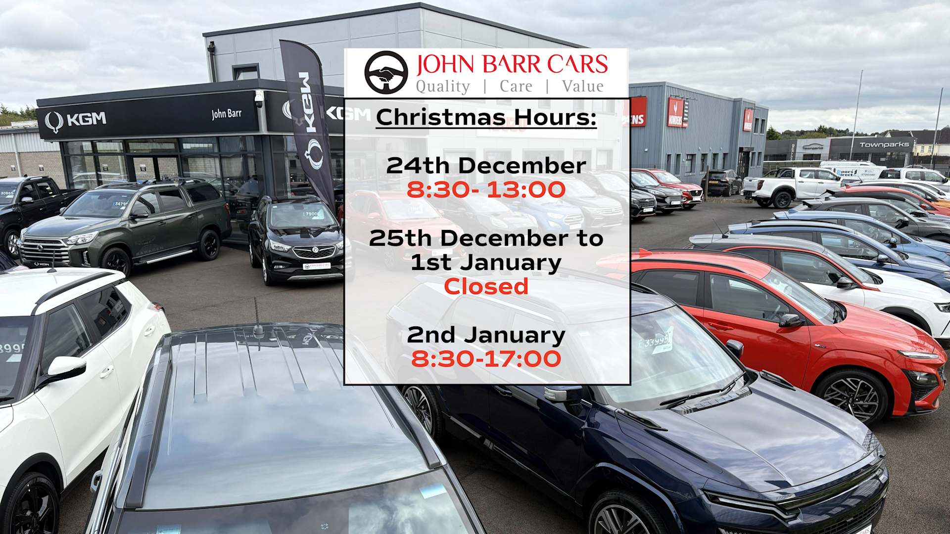 Christmas and New Year Hours