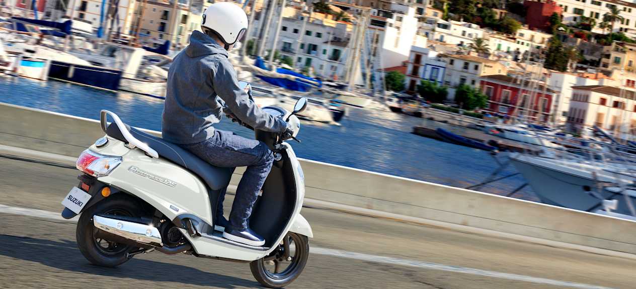 Suzuki Address 125 : arrière