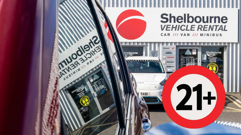 Age restrictions when renting a vehicle! Shelbourne Motors