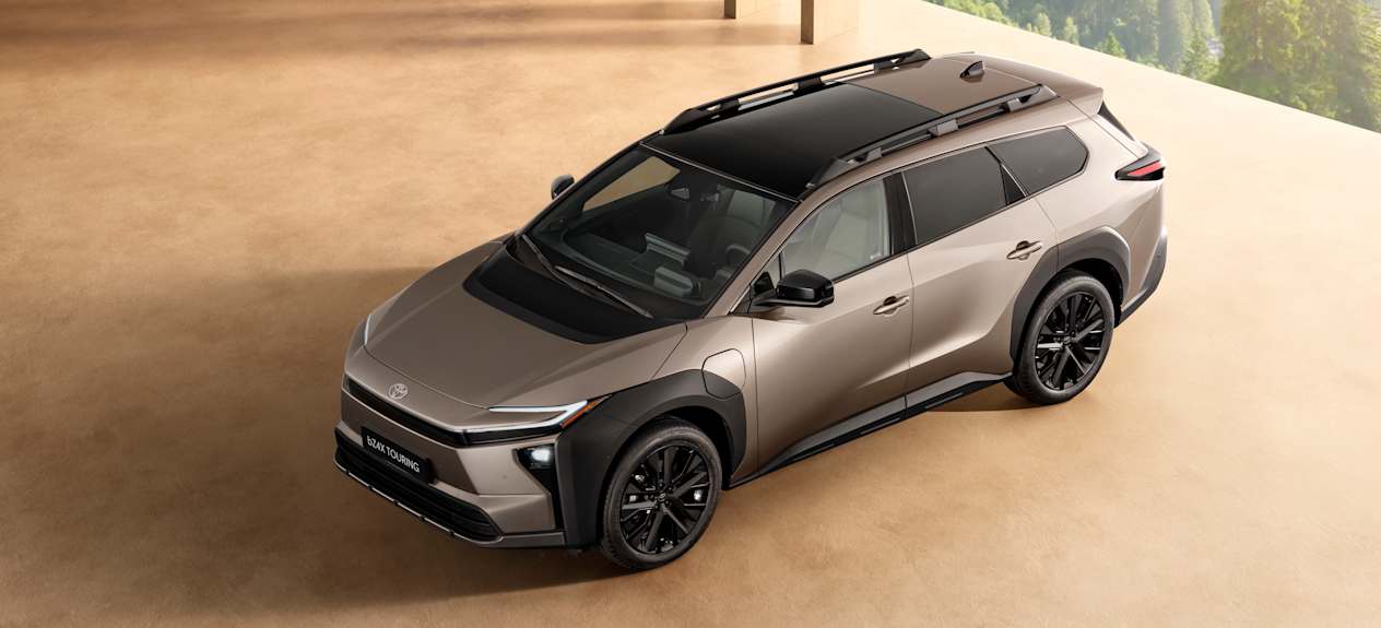 Toyota bZ4X Touring : vue de haut