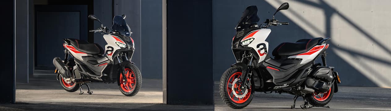 Aprilia SR GT 125 Sport double profil
