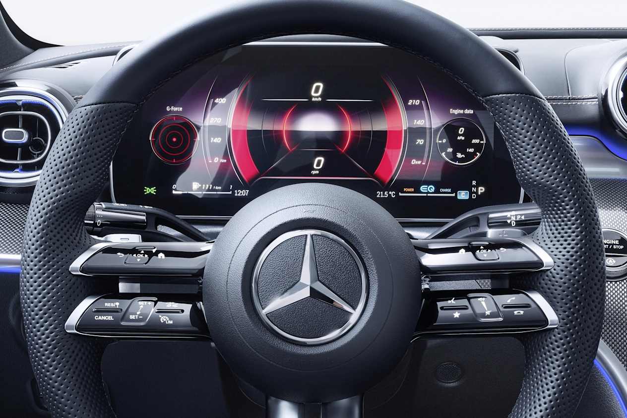 Nouvelle Mercedes-Benz Classe C : Compteurs numériques