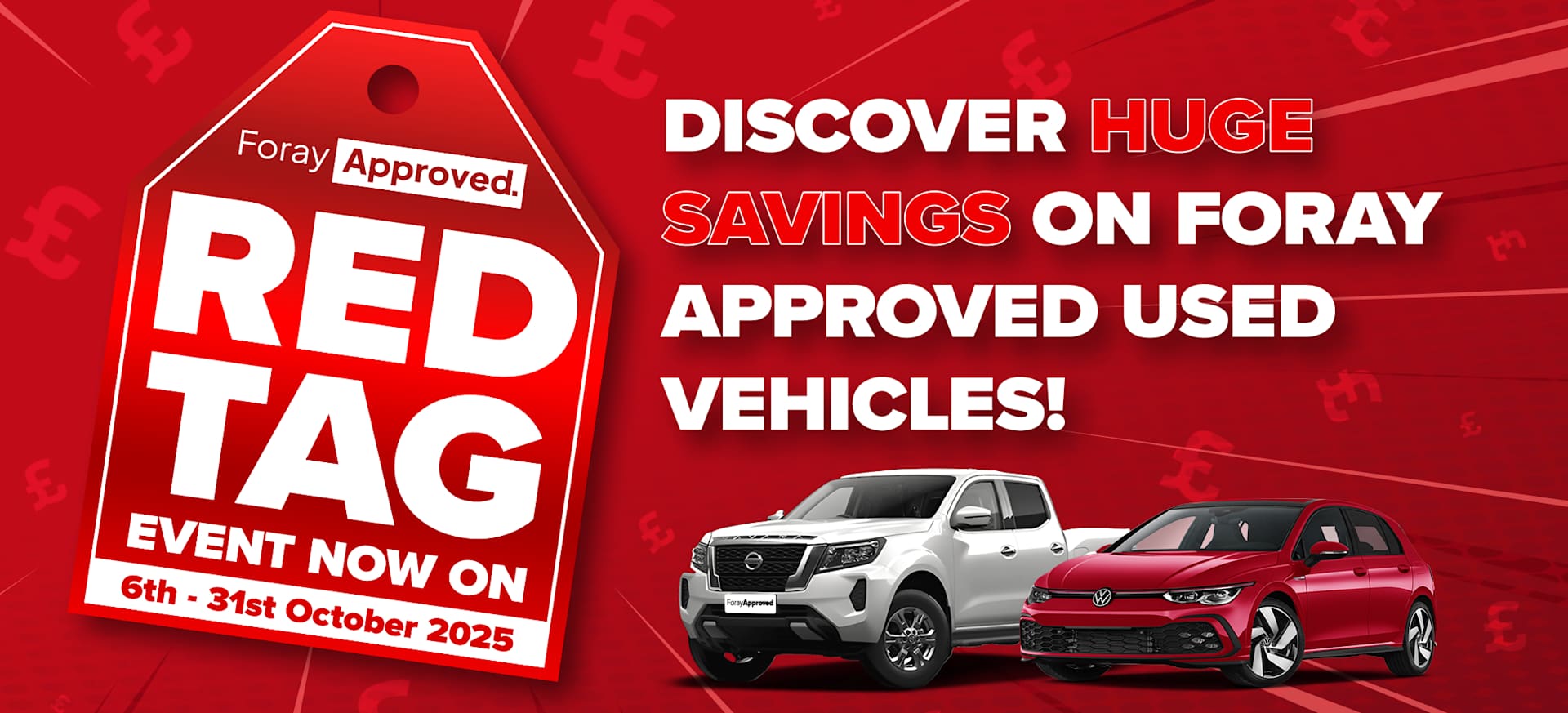 Foray Approved Red Tag Event 2025