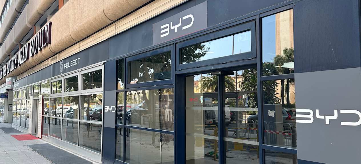 Concession BYD Nice : extérieur
