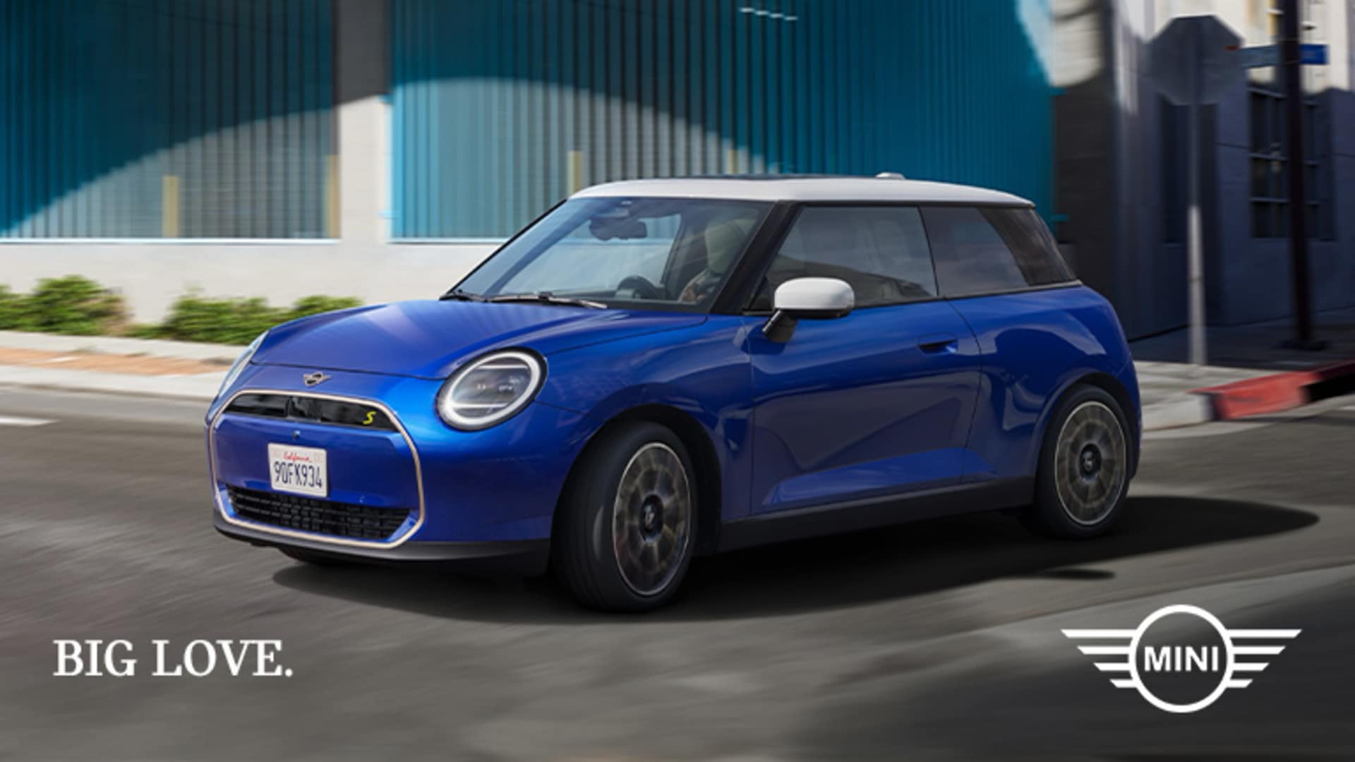 THE NEW ALL-ELECTRIC MINI COOPER.