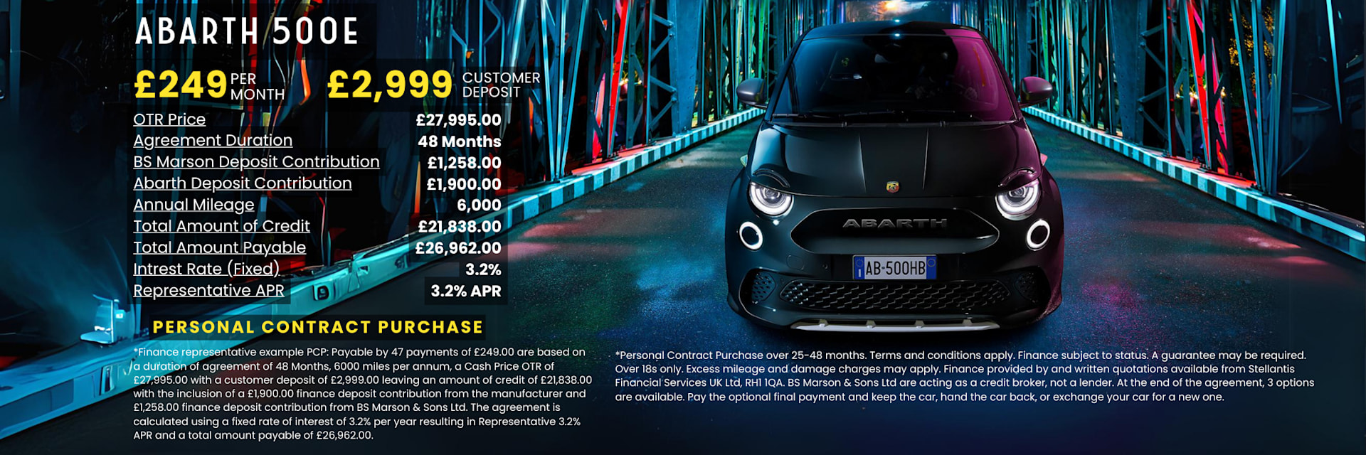 2026 Q1 Abarth 500e PCP