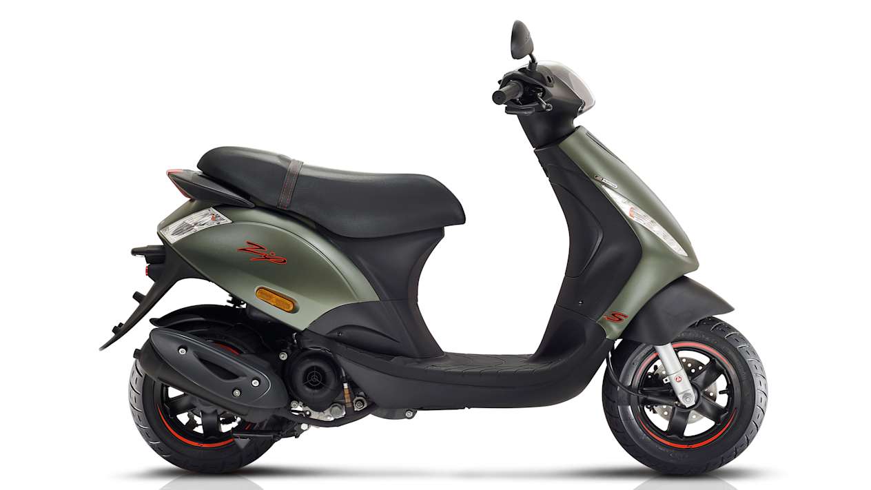 Piaggio Zip S 50 Verde Opaco profil