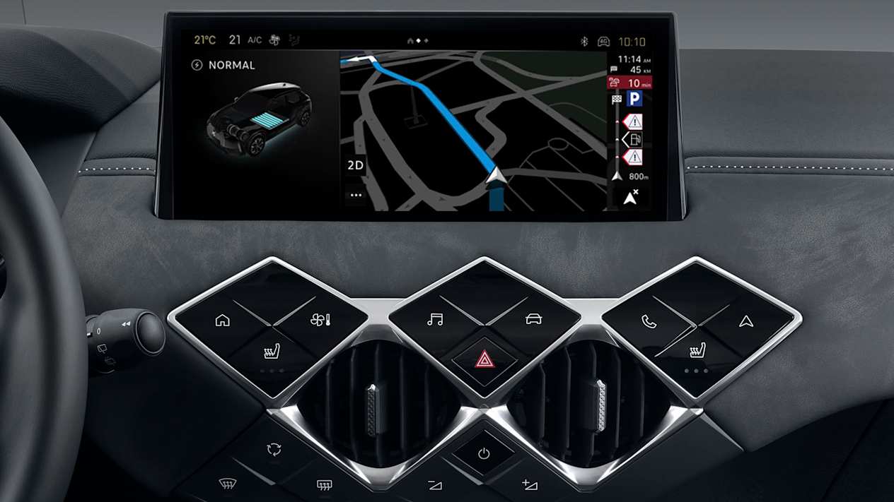DS 3 (2022) : Console centrale et nouvel écran central