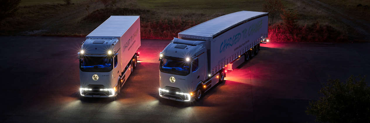 Mercedes eActros 660 signature lumineuse