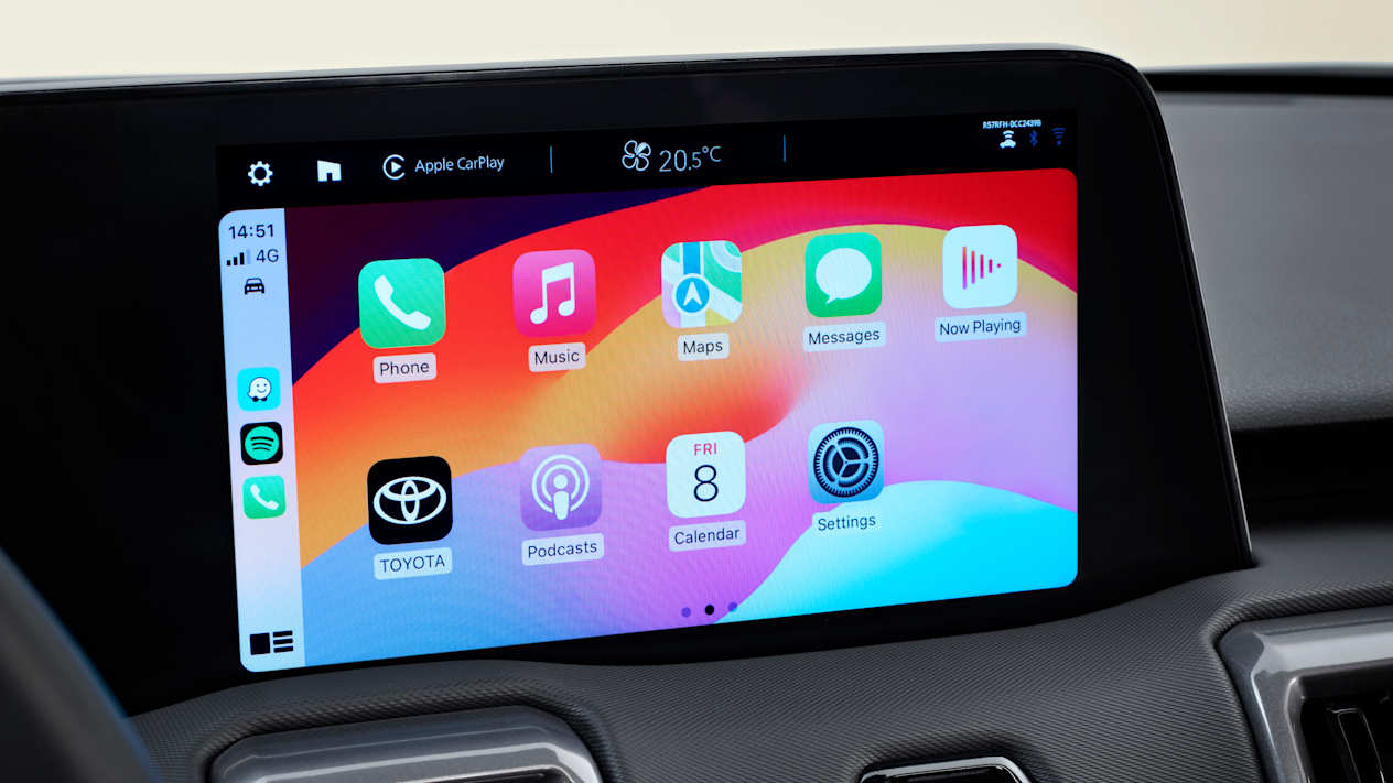 Toyota Urban Cruiser 2025 : détail écran tactile