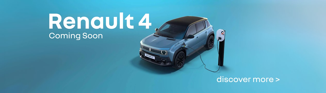 Renault 4 coming soon banner