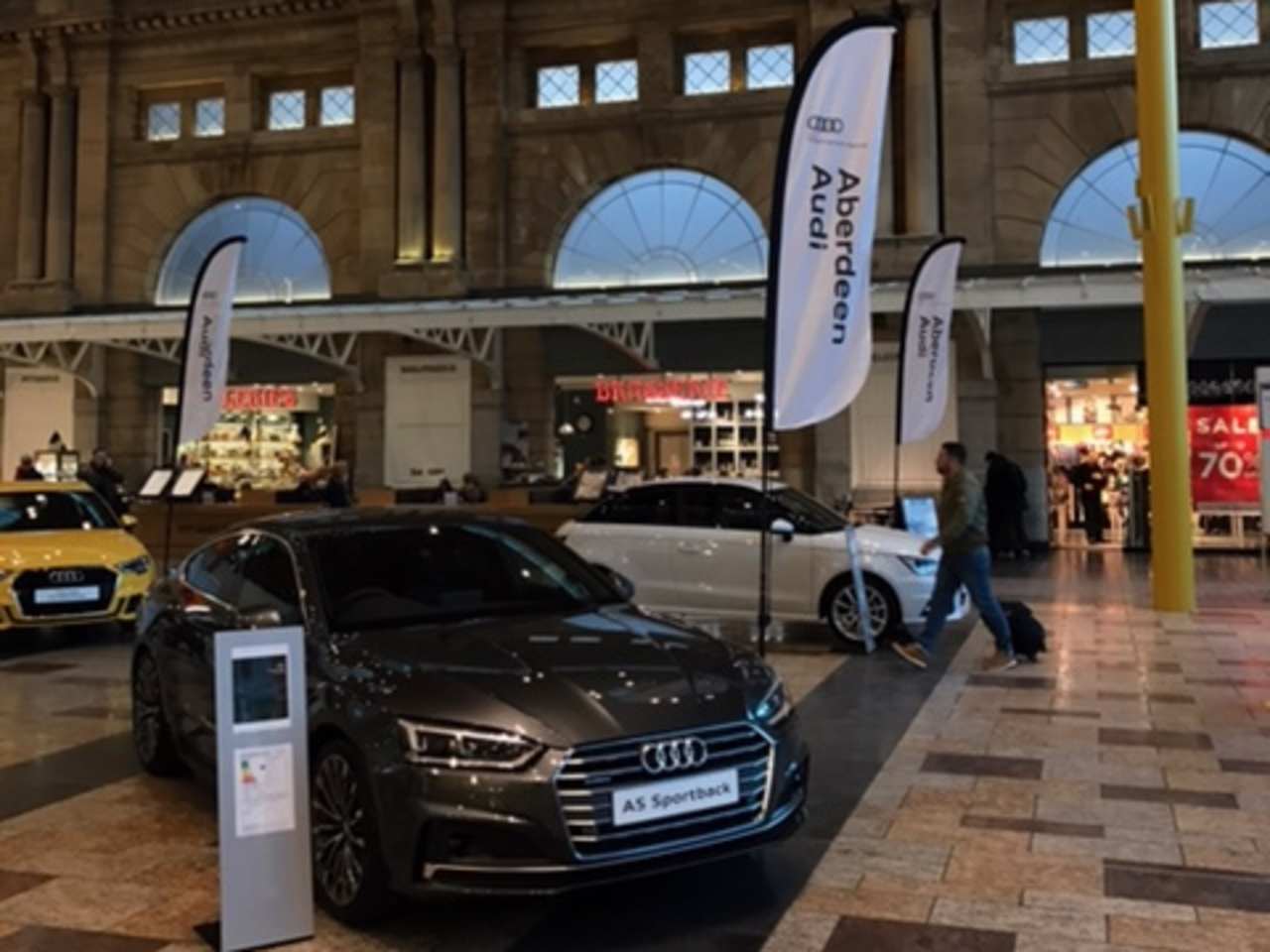 Aberdeen Audi take their cars to town!