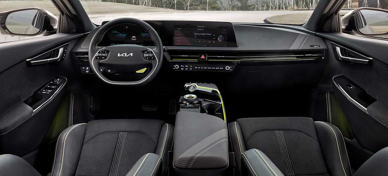 Kia EV6 GT : Planche de bord