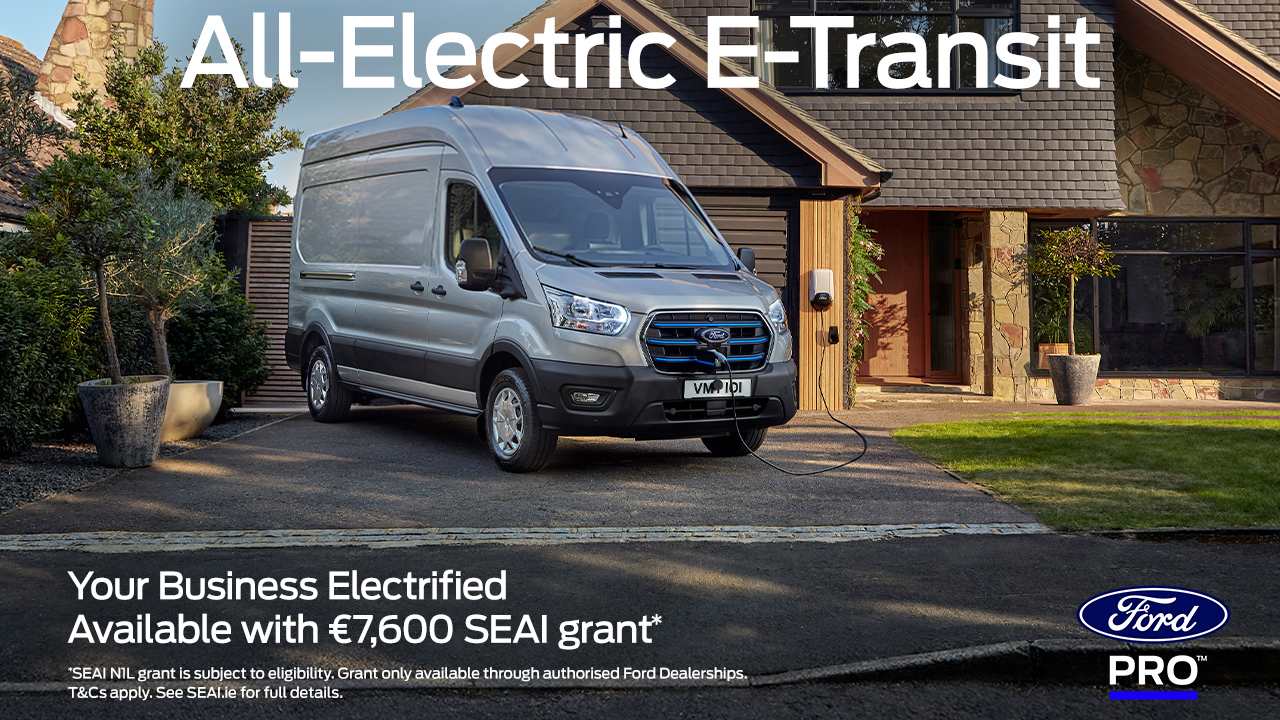 All Electric ETransit SEAI Grant Information Spirit Ford