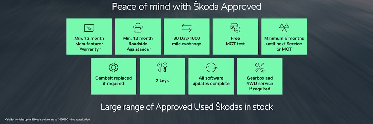 Benefits of owning an approved used Skoda