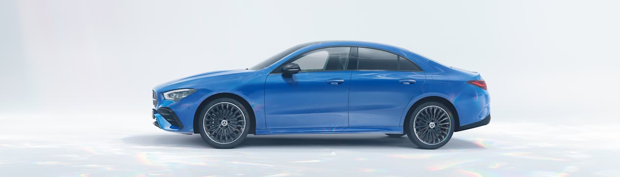 Mercedes CLA Coupé 2023 : profil gauche