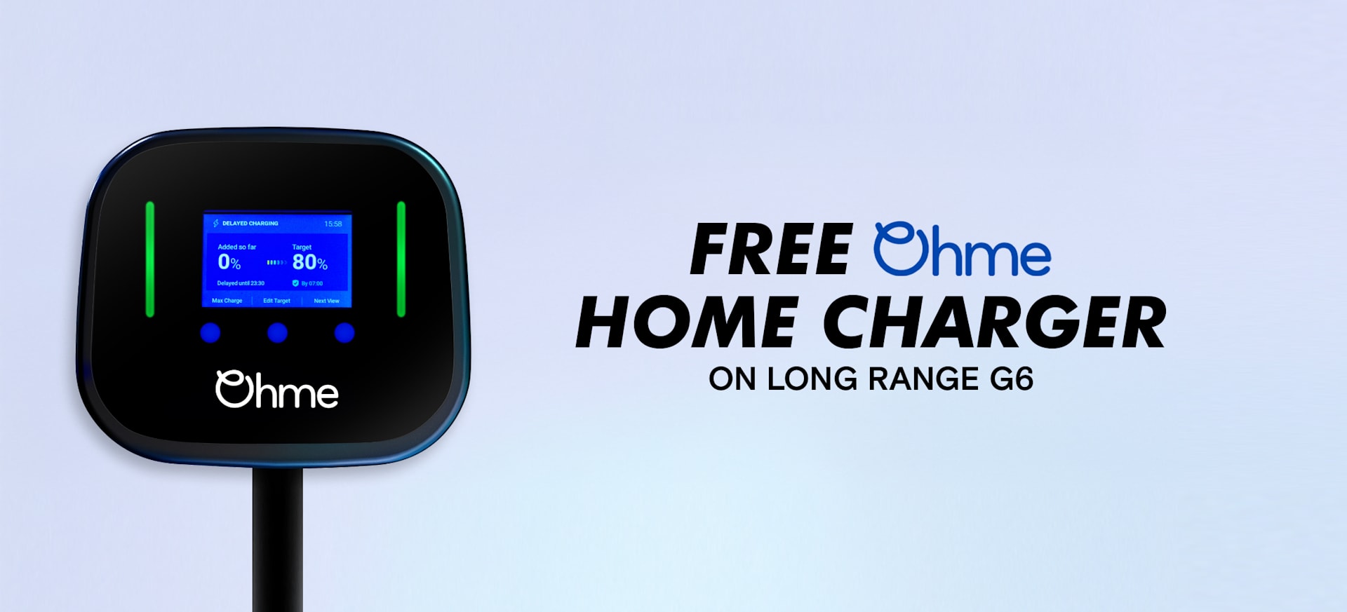 FREE OHME HOME CHARGER