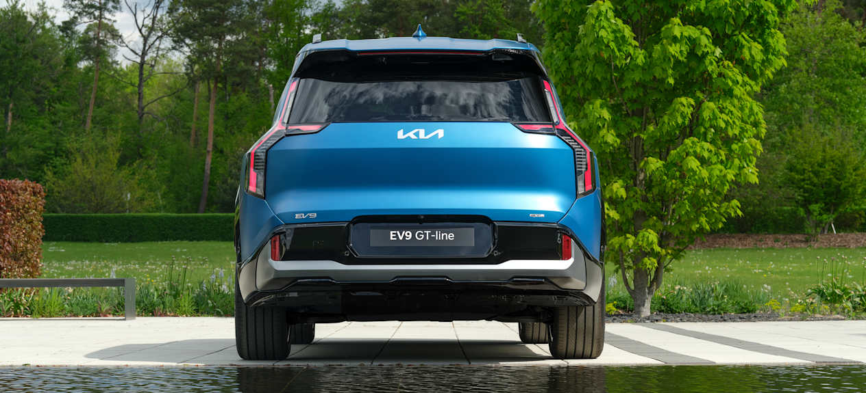 Kia EV9 GT-Line 2024 : face arrière statique