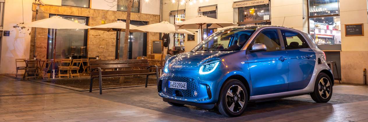 smart forfour en soirée