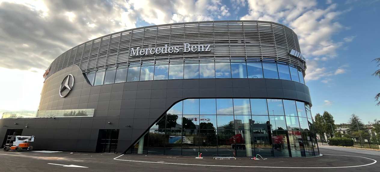 Concession Mercedes à Dardilly près de Lyon