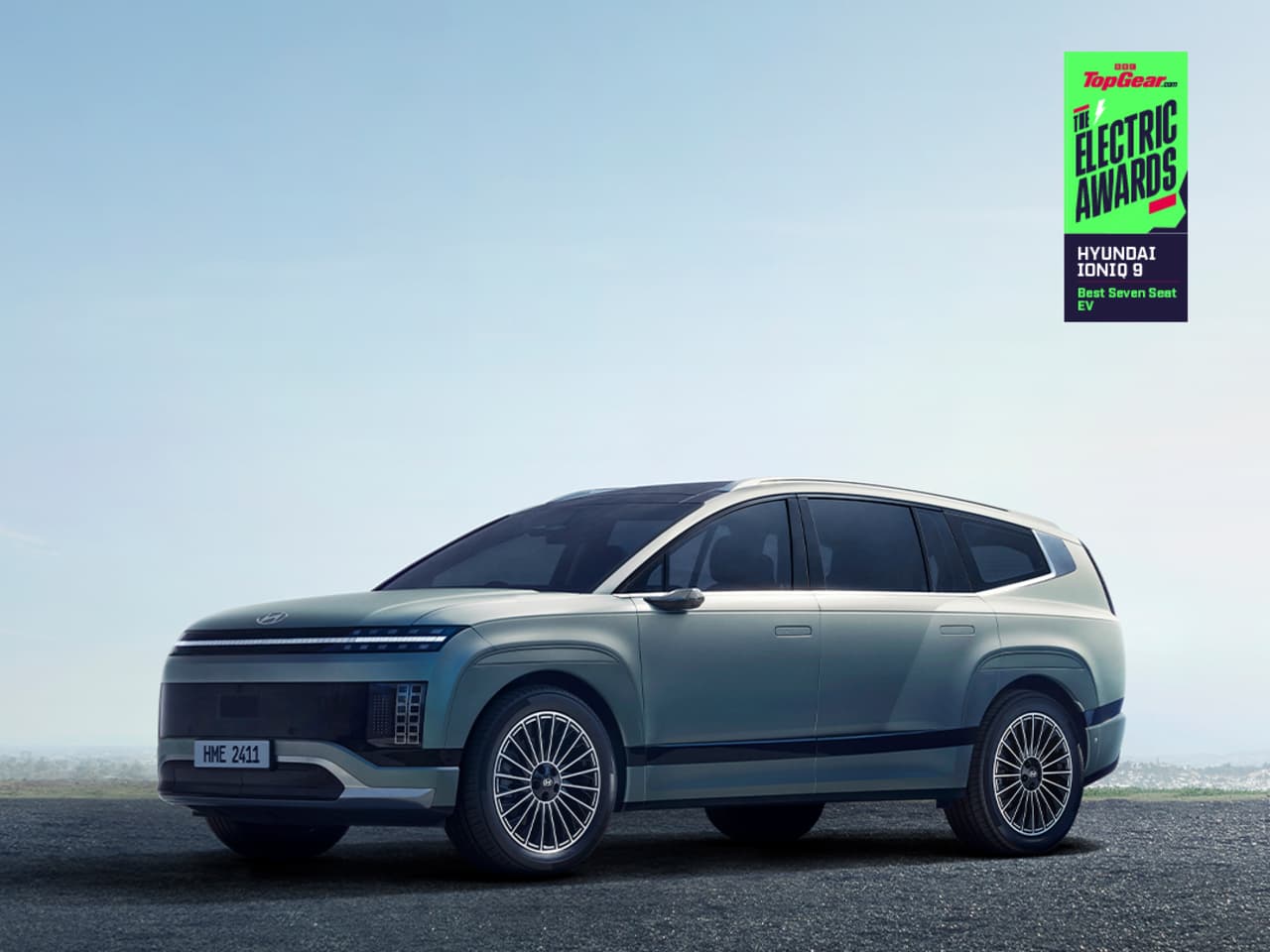 IONIQ 9 voted Best Seven-Seat EV at the 2025 TopGear.com Electric Awards