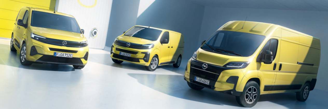 La gamme d'utilitaires Opel en 2024