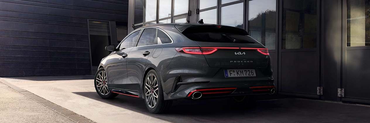 Kia ProCeed GT 2021 : trois quarts arrière