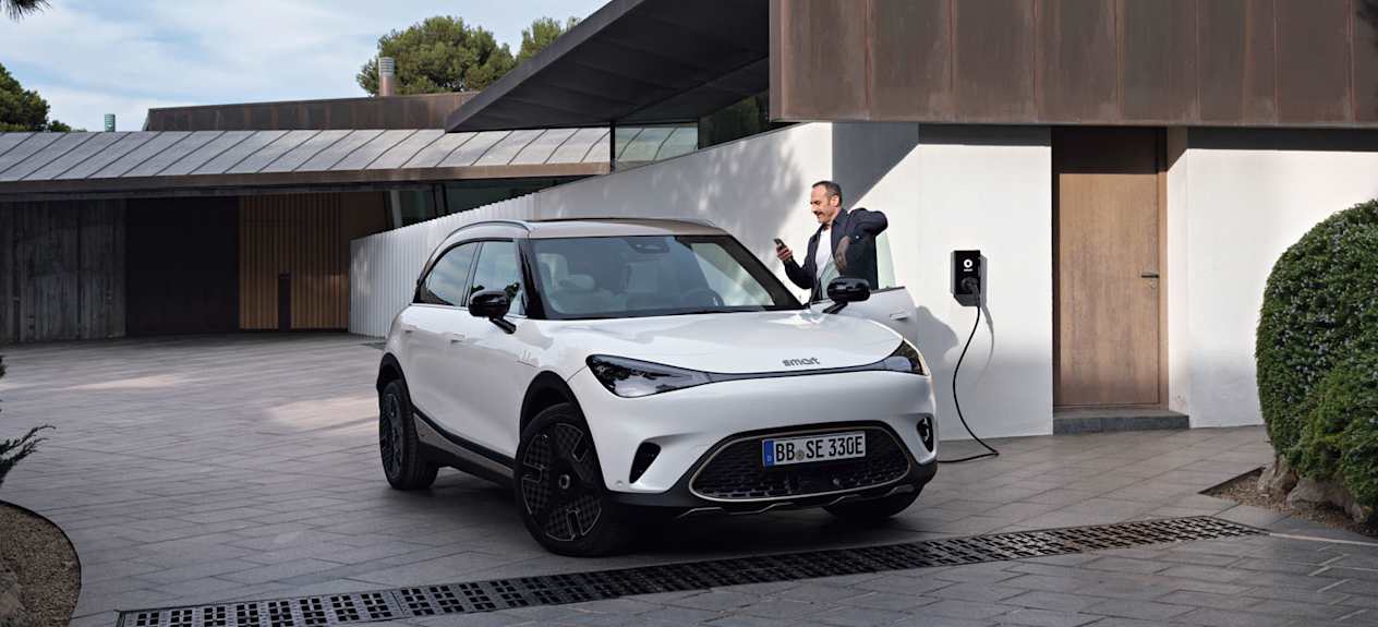 smart #1 Launch Edition : trois quarts avant en charge