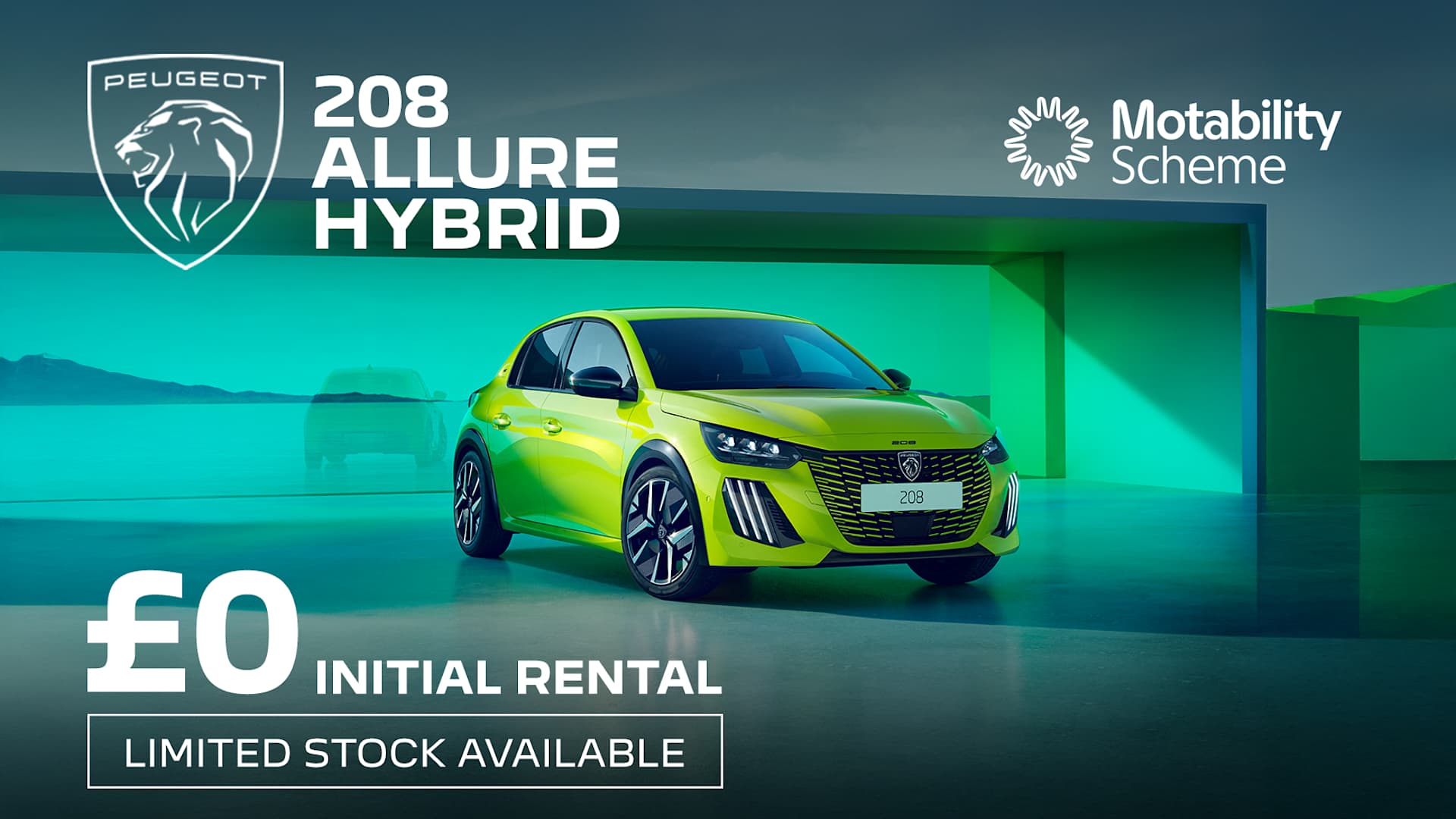 All new 208 Allure Hybrid Offer