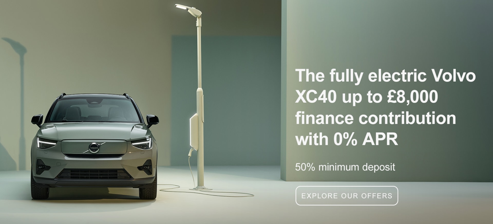 Volvo XC40 Recharge Finance Deposit Contribution Offer