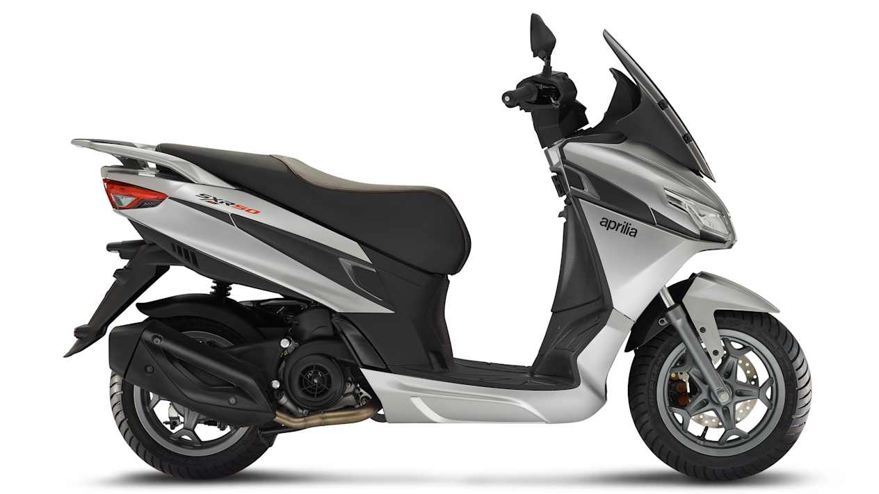 Aprilia SXR 50 Gris Instinctive profil