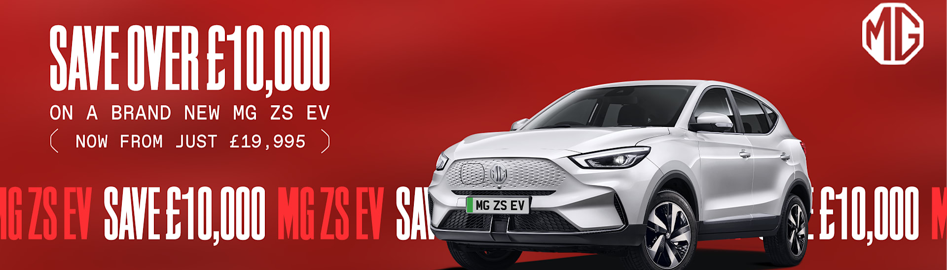 MG ZS EV - Save over £10,000