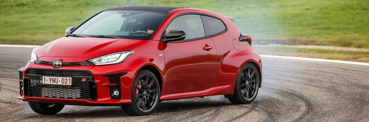 Toyota GR Yaris vue trois quart avant